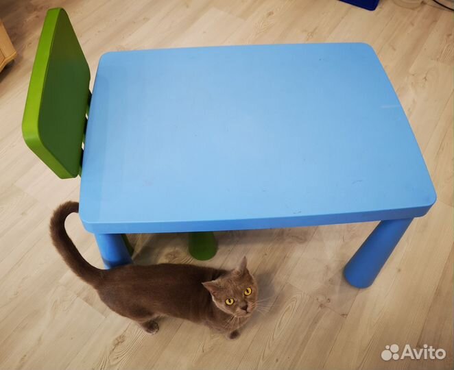 Детский стол и стул IKEA