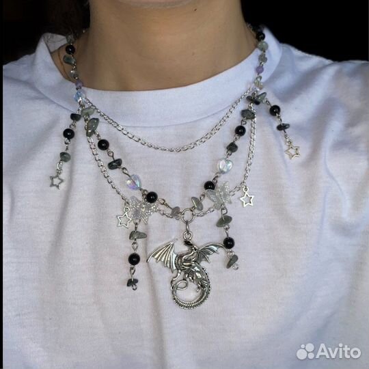 Ожерелье из натуральных камней