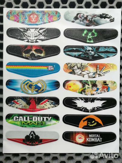 Наклейка на джостик sony ps4