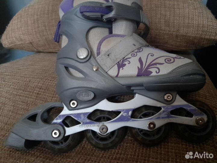 Роликовые коньки детские раздвижные