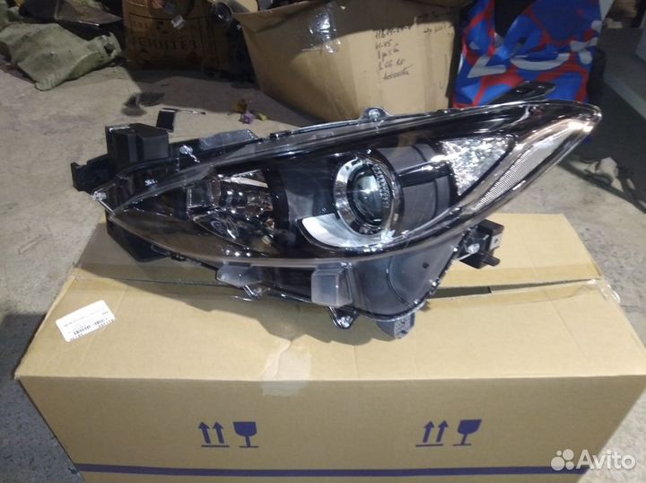 Фара левая галоген Мазда 3 вм