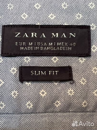 Мужская рубашка Zara Man размер М