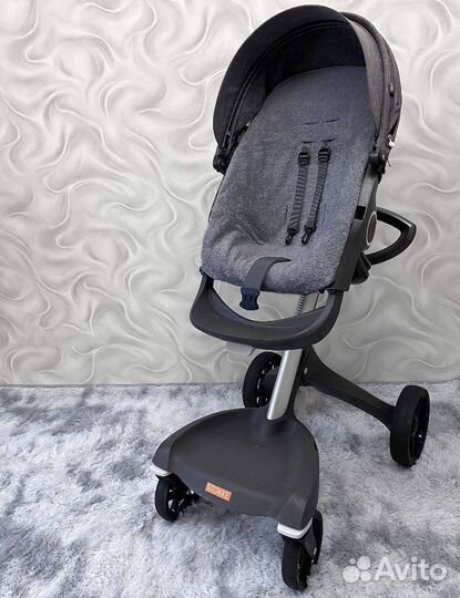 Коляска Stokke Xplory V5, цвет: черный меланж