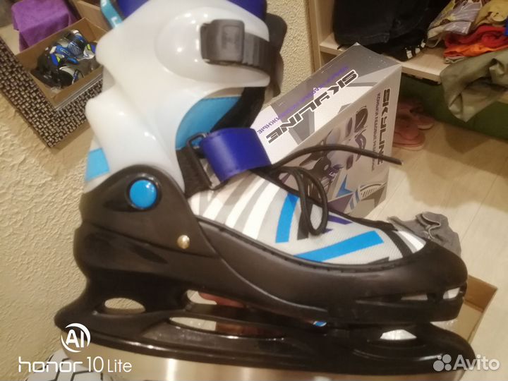 2 пары Коньков раздвижные