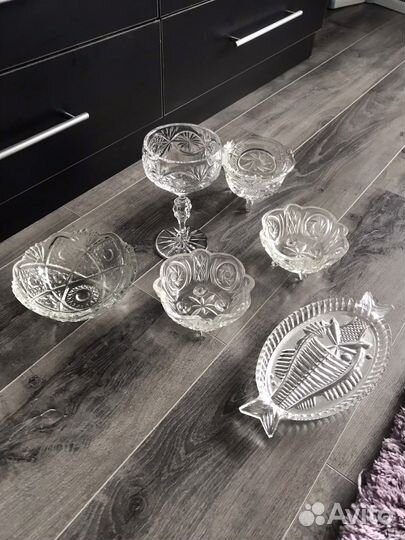 Набор хрустальной посуды