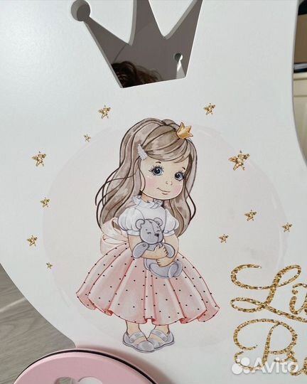 Коляска для куклы деревянная каталка