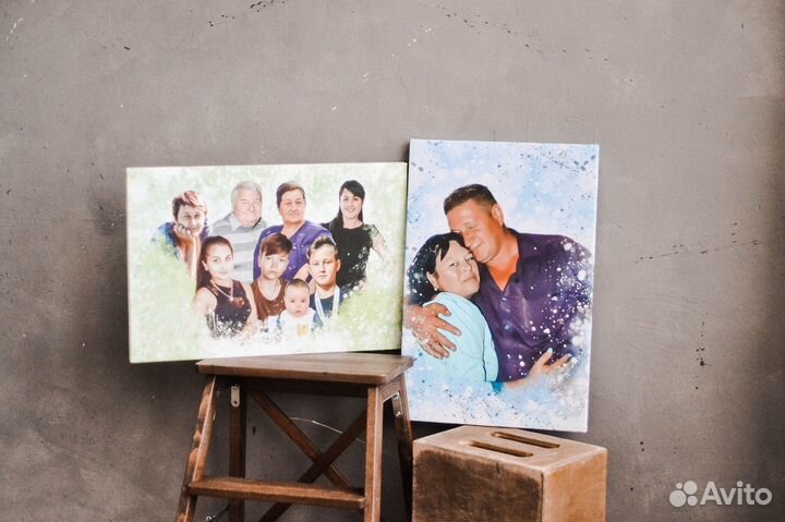 Печать фото на холсте