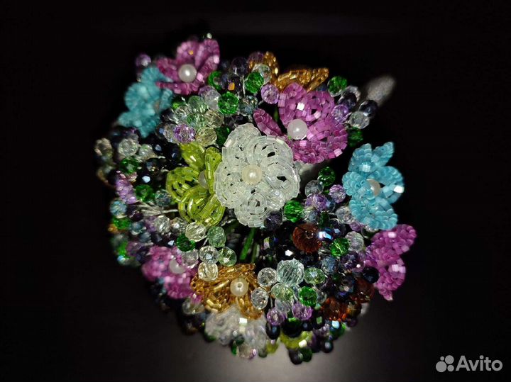 Букет из бисера