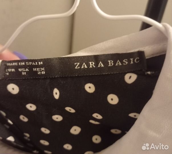 Платье в горошек zara