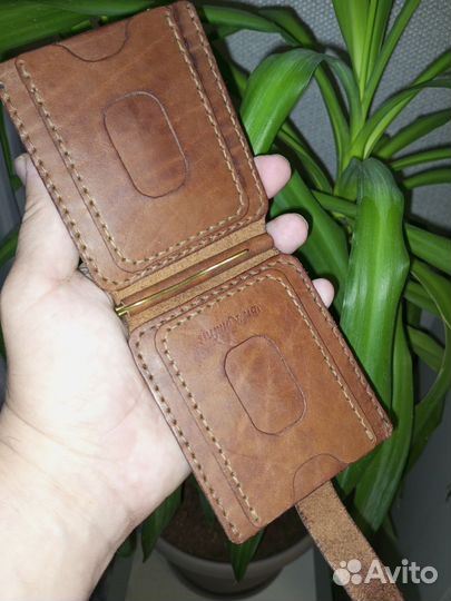 Зажим для денег ручная работа