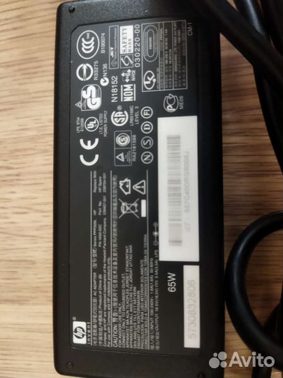 Блок питания к ноутбукам hp