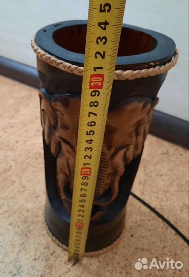 Светильник ночник Слон Таиланд, ручная работа