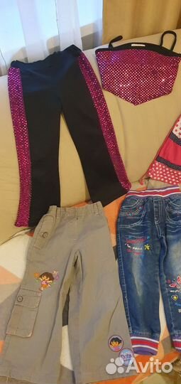 Вещи пакетом на девочку 104 110