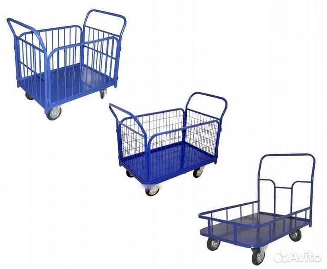 Тележка тб-7 съемный трубчат борт 800х1400 мм