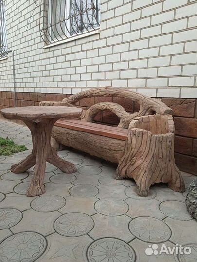 Лавочка со столом