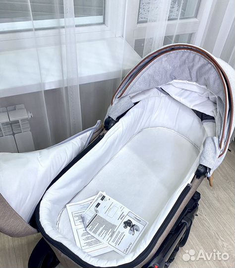 Коляска 3 в 1 Bexa Ultra+Eco кожа (Отл.сост)