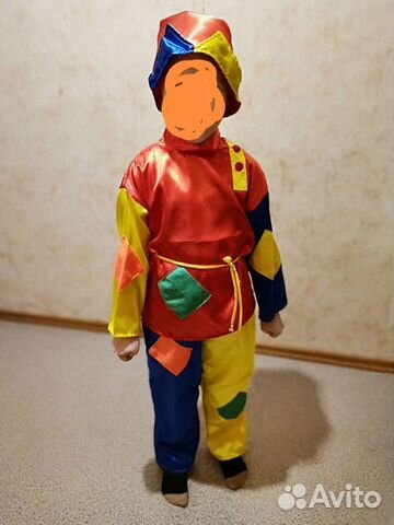 Карнавальный костюм скоморох