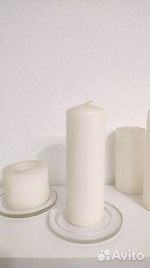 Стеклянные подсвечники IKEA цена за все