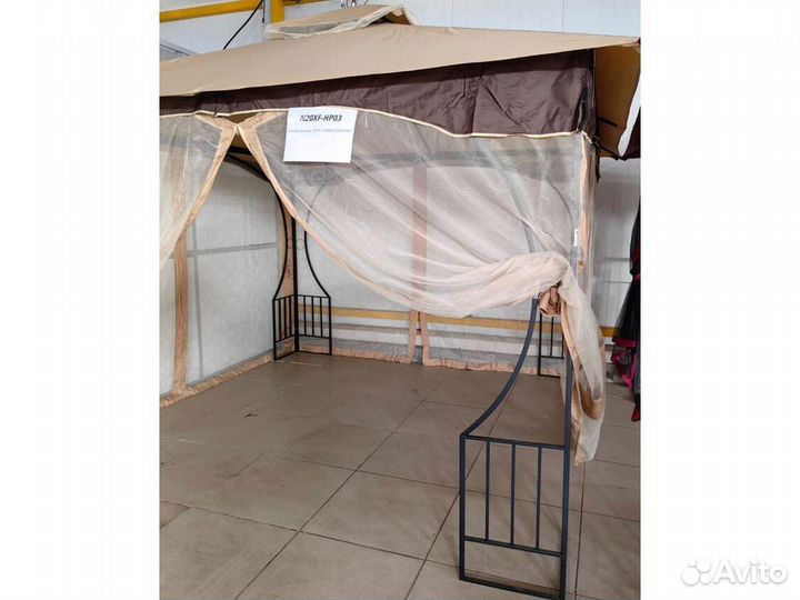Беседка шатер 300х300 см с москитной сеткой