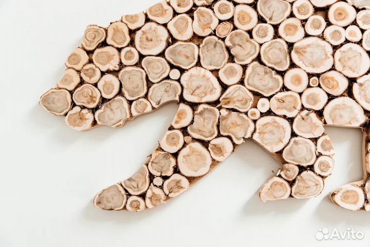 Панно из можжевельника