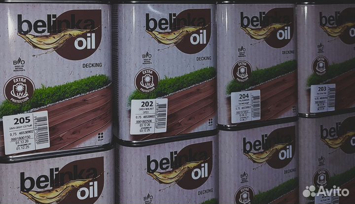 Масло Belinka Decking Oil 0,75л Ассортимент