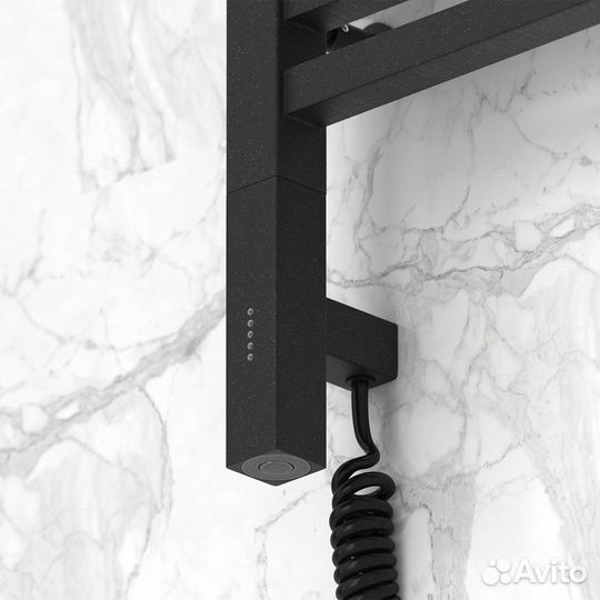 Электрический полотенцесушитель Сунержа Модус 3.0 1000x500 мэм Лев. темный титан муар арт. 15-5700-1