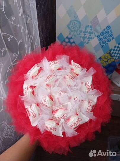 Букет из Чупа чупсов и Рафаэлло