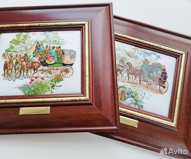 Картина 2шт Времена года