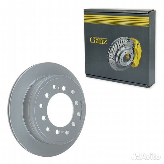 Диск тормозной toyota LC prado J150 задн. с пок