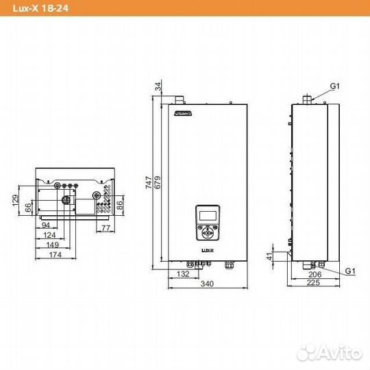 Электрокотел Zota LUX-X 24