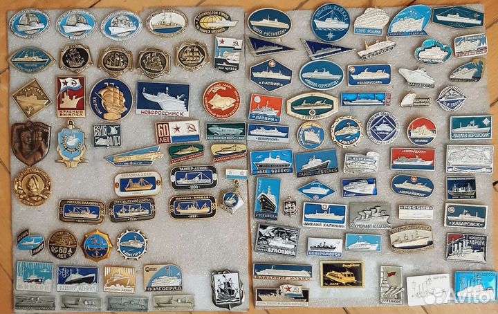 Значки флот СССР и РФ