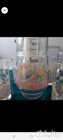 Набор кувшин со стаканами 6шт
