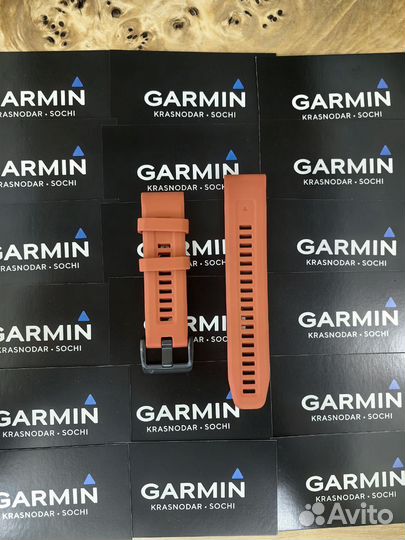 Ремешок силиконовый Fenix 7 Flame red оригинал