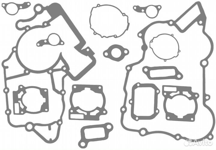 Комплект прокладок chakin для KTM SX125 00-06
