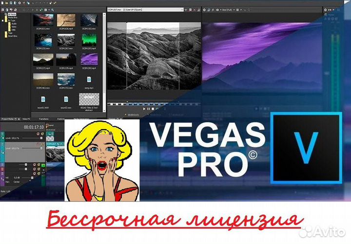 Бессрочный Sony Vegas Pro 18/19