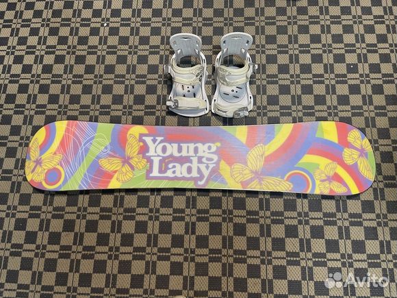 Сноуборд комплект Black Fire - 130 + F2 - XS