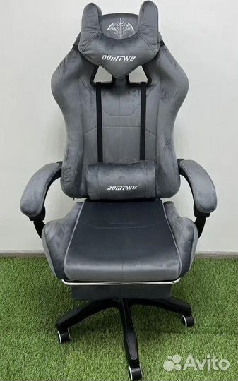 Компьютерное игровое кресло геймерское с массажем