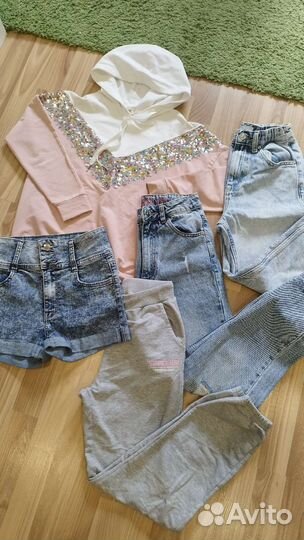 Одежда для девочки пакетом на рост 146-152 см
