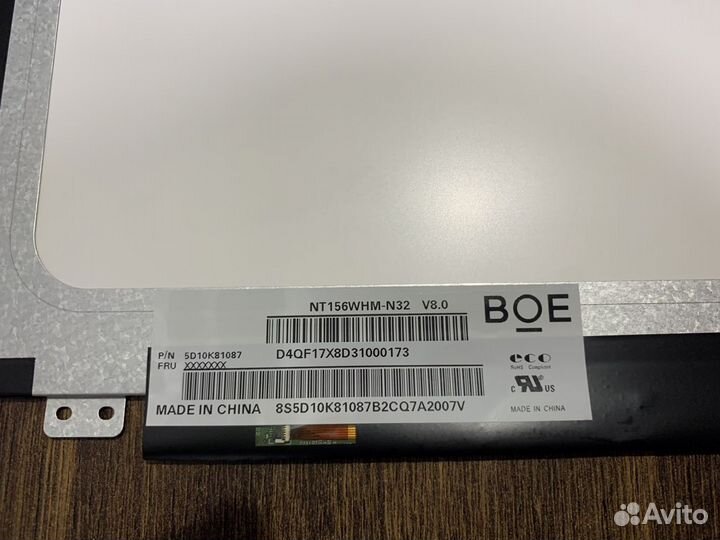 Новая матрица 15.6 slim 30pin edp