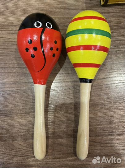 Маракасы новые деревянные