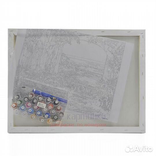 Картина по номерам 40x50 Небесный единорог среди п