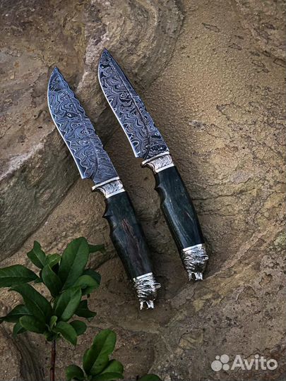 Нож из дамасской стали