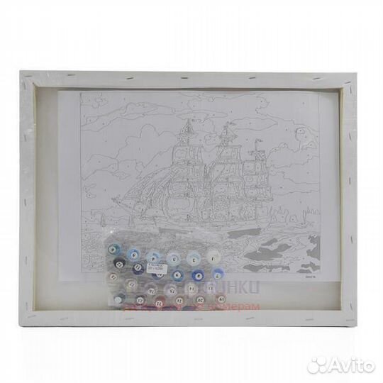 Картина по номерам 40x50 Девушки со скрипкой