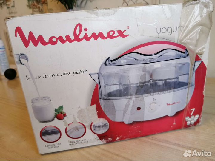 Йогуртница moulinex б/у 2 раза