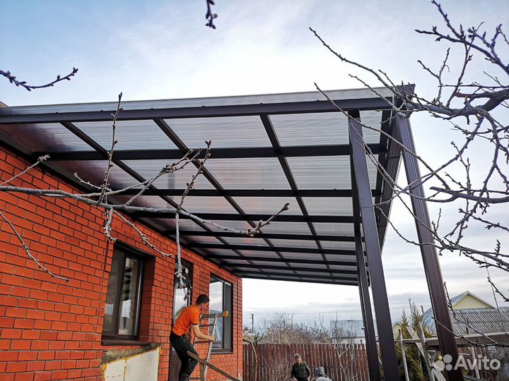 Навесы заборы ангары