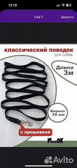 Ошейник и поводок для собак