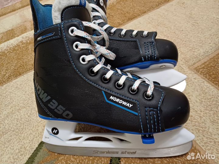 Коньки хоккейные детские 33 размер bauer