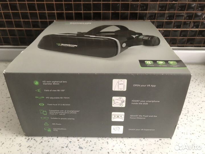 3D очки с наушниками VR Shinecon