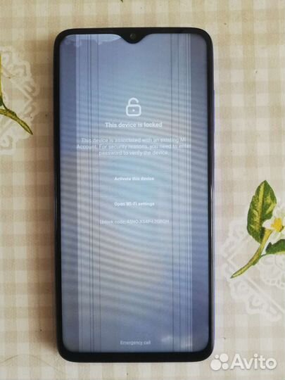 Телефон Xiaomi Redmi note 8 pro на запчасти