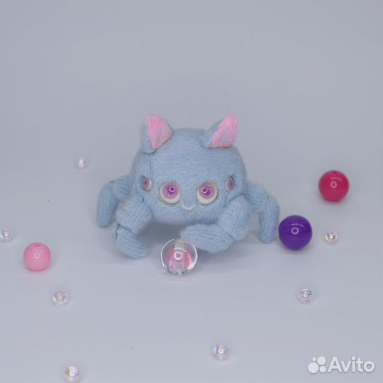 Паук игрушка, подвижный на шарнирах